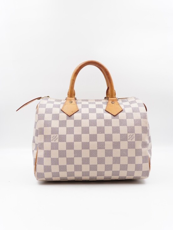 Louis Vuitton Handbags - CM32 💗 Louis Vuitton Damier Azur Speedy 25 Handbag